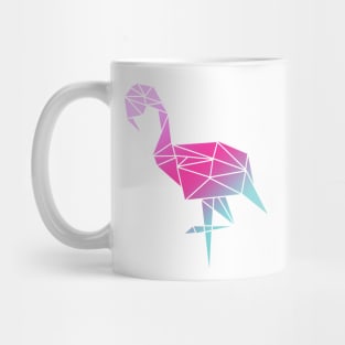 Geometric pink flamingo Mug